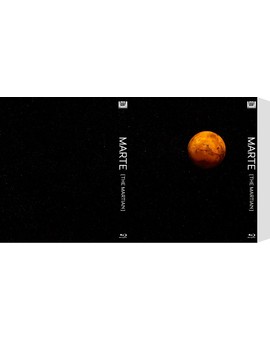 'Marte (The Martian)' slipcover, propuesta 1.