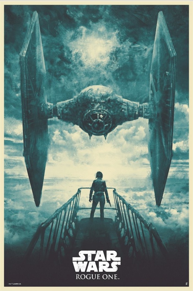 'Rogue One' póster de Karl Fitzgerald.