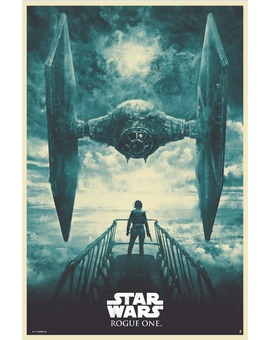'Rogue One' póster de Karl Fitzgerald.