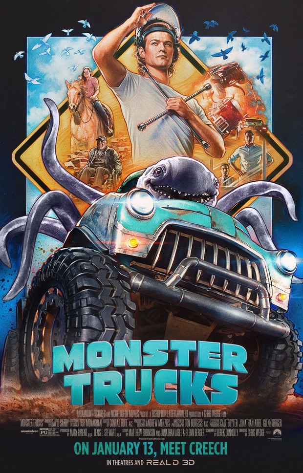 'Monster Trucks' póster de Paul Shipper.