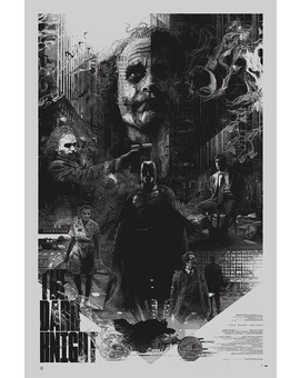 'The Dark Knight' póster de Krzysztof Domaradzki.
