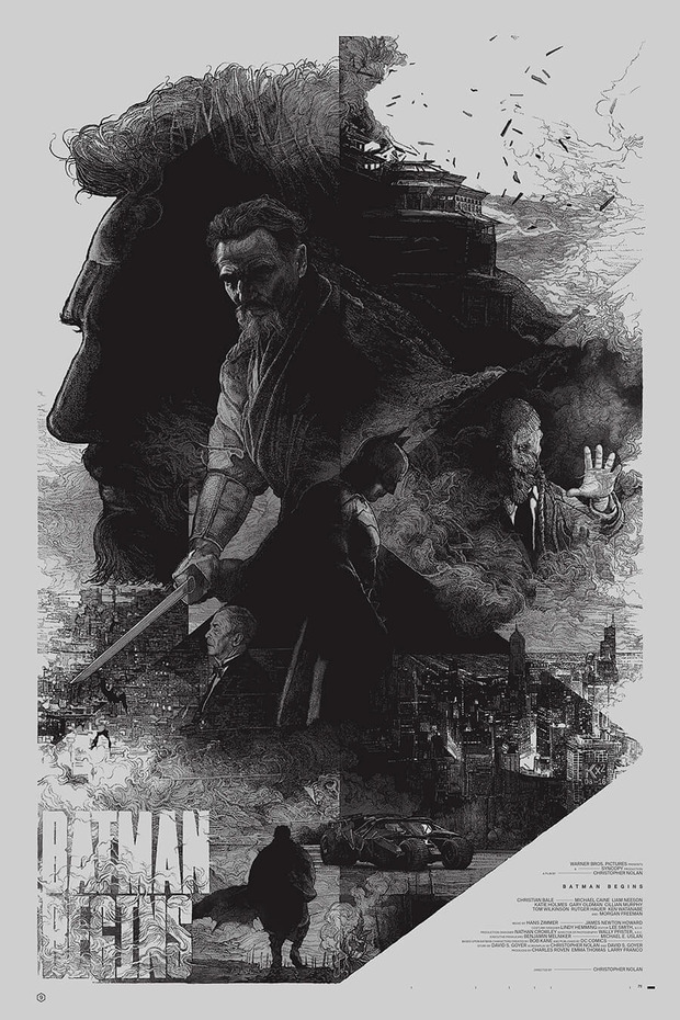 'Batman Begins' póster de Krzysztof Domaradzki.