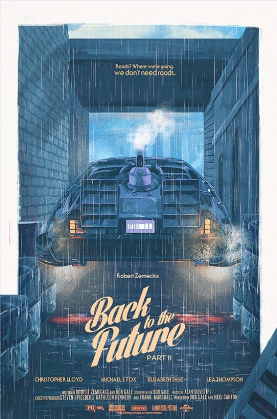 'Regreso al Futuro II' póster de Nicolas Barbera.