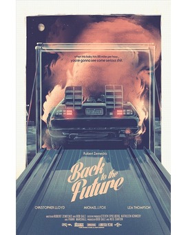 'Regreso al Futuro I' póster de Nicolas Barbera.