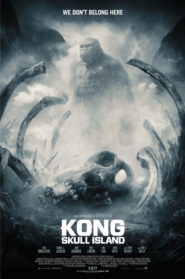 'Kong: Skull Island' póster de Karl Fitzgerald.