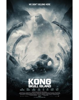 'Kong: Skull Island' póster de Karl Fitzgerald.