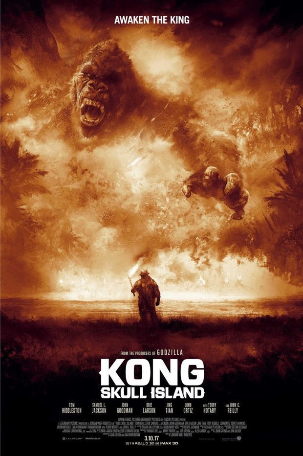 'Kong: Skull Island' póster de Karl Fitzgerald.