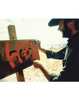 Clint Eastwood en el set de 'Infierno de Cobardes'.