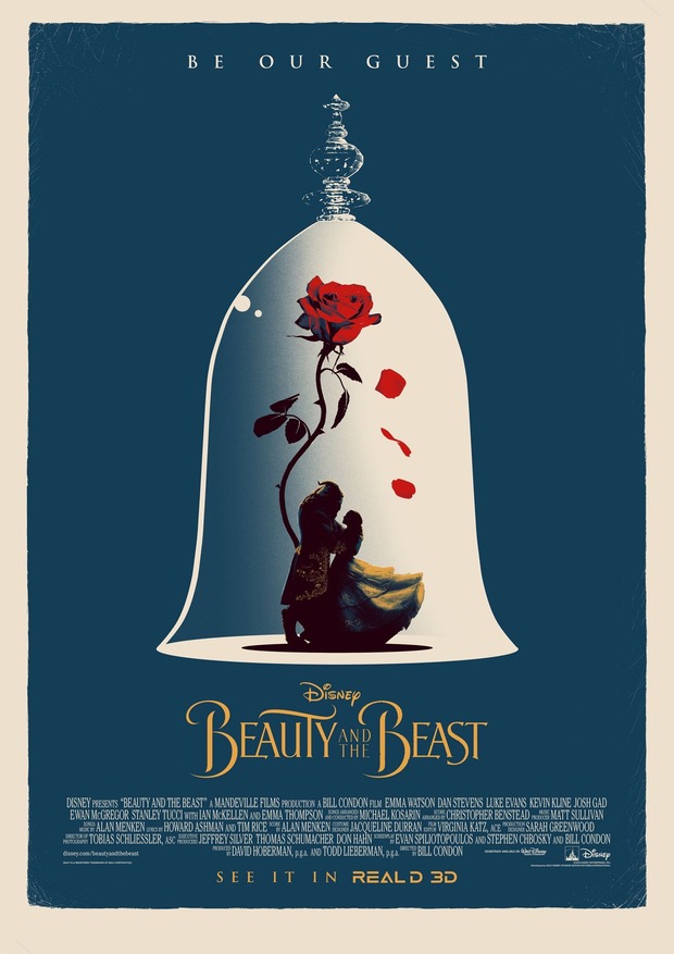 'La Bella y la Bestia' póster de Matt Ferguson.