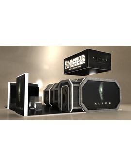 Stand interactivo de 'Alien Covenant' en México. ¿Qué esperará dentro?
