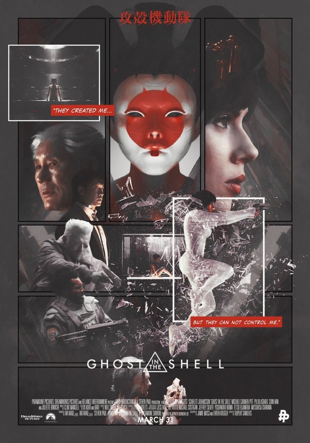 Ghost in the Shell' póster de Poster Posse.