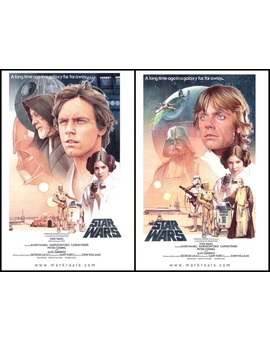 'Star Wars 40 Aniversario' posters de Mark Raats