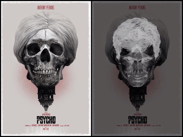 Póster de 'Psicosis' de Greg Ruth con sorpresa.