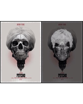 Póster de 'Psicosis' de Greg Ruth con sorpresa.