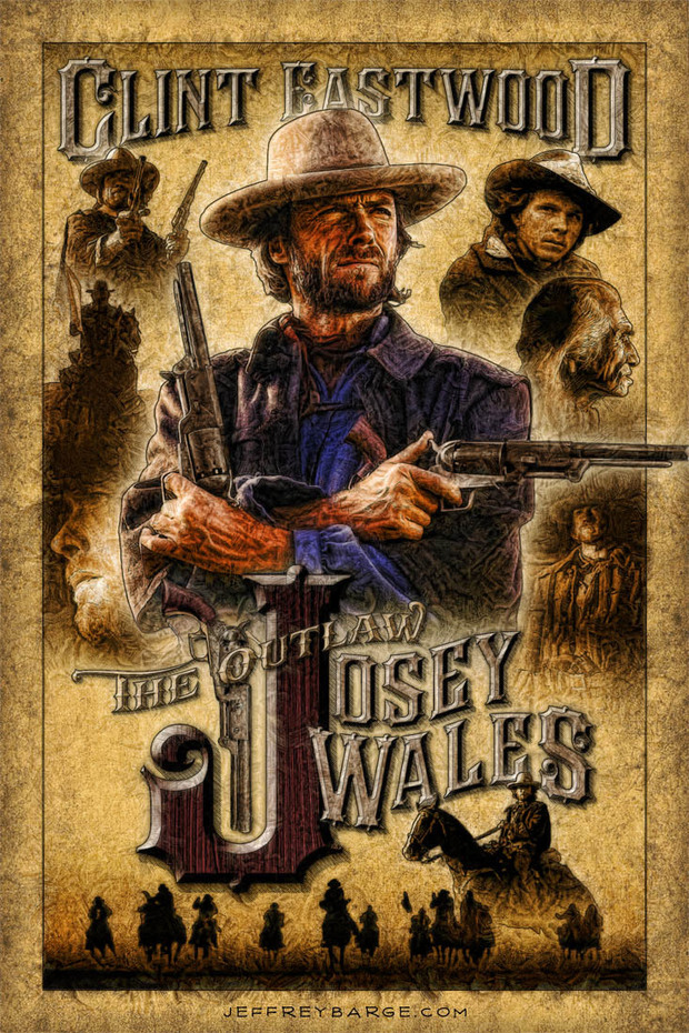 'El Fuera de la Ley' póster de Jeffrey Barge.