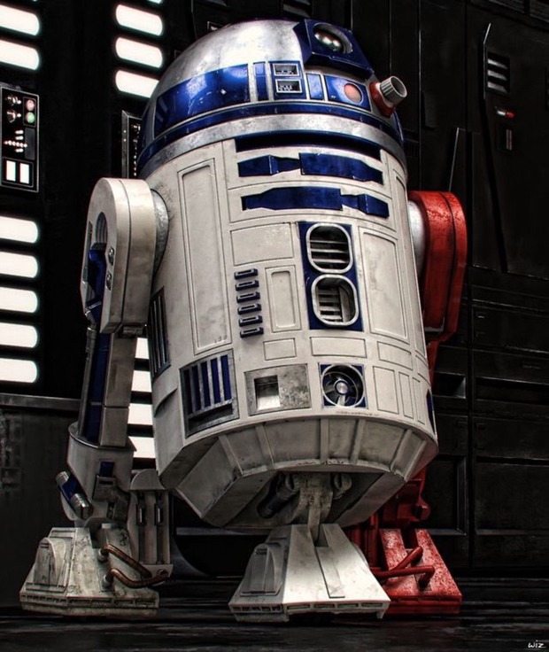 R2 solidario con C3PO o envidioso. ;D