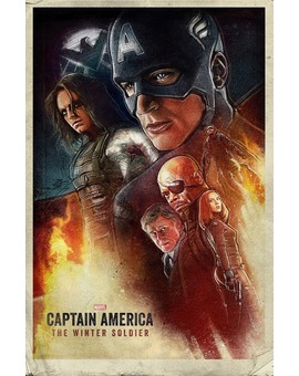 'Capitán América. El Soldado de Invierno' póster de Paul Shipper.