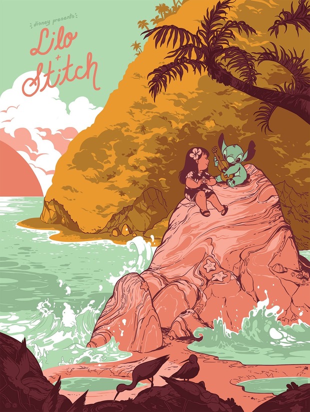 'Lilo & Sticht' Póster de Mondo.