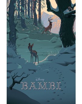 'Bambi' póster de Mondo.