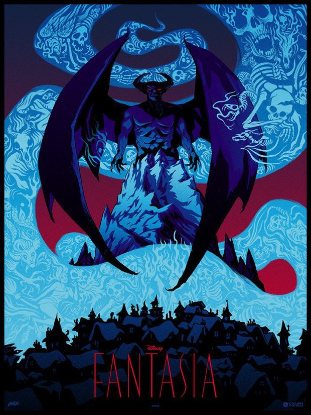 'Fantasía' póster de Mondo.