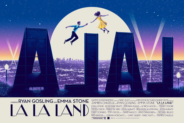 'La La Land' póster de Patrick Connan.