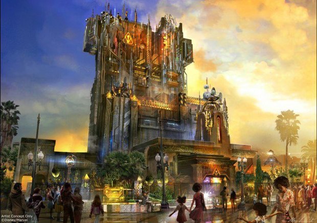 'Guardian of the Galaxy Mission Breakout' en Disneyland.