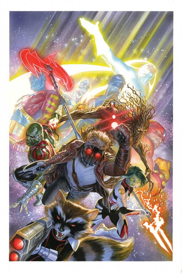 Guardianes de la Galaxia por Alex Ross.