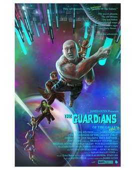 'Guardianes de la Galaxia. Vol 2' póster de Andy Fairhust.