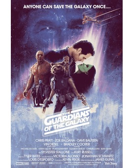 'Guardianes de la Galaxia' póster de Matt Ferguson.