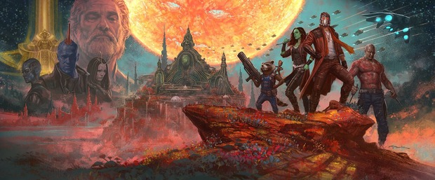 'Guardianes de la Galaxia Vol.2' por Andy Park.