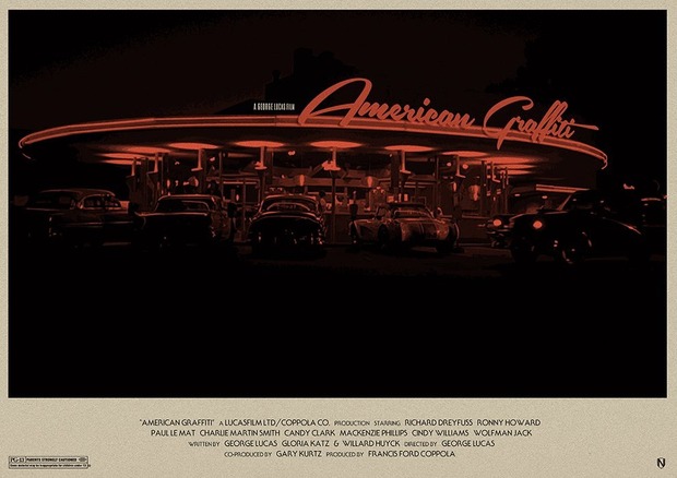 'American Graffiti' póster de Needle.
