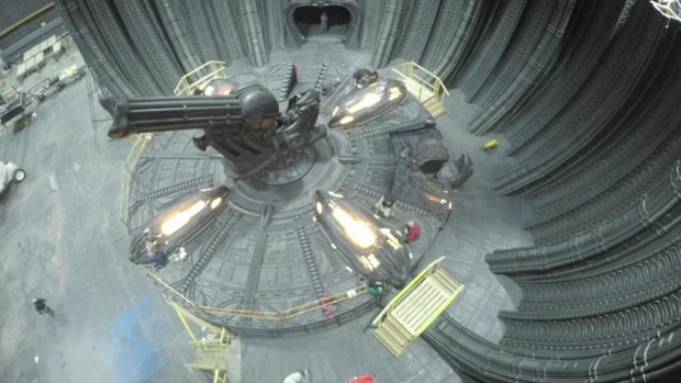 Un pequeño, pequeñísimo, vistazo al rodaje de 'Alien: Covenant'.