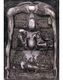 Recordemos esto que hizo Giger y que debía haber aparecido en la nave de 'Alien, el 8º Pasajero'. Por liarla un poco más. ;D