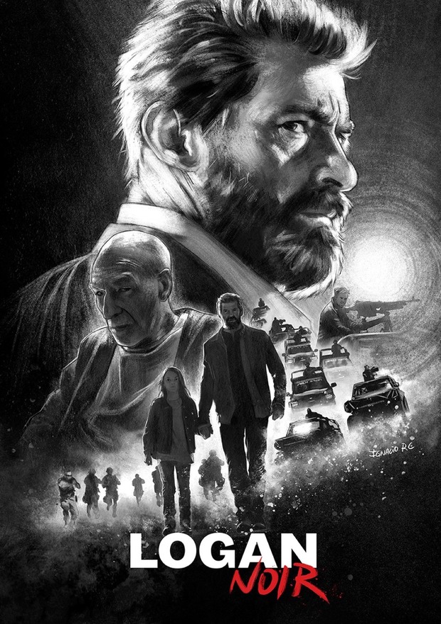 'Logan Noir' póster de Ignacio RC.