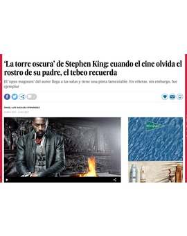 'La Torre Oscura' de Stephen King: cuando el cine... Muy, muy interesante.