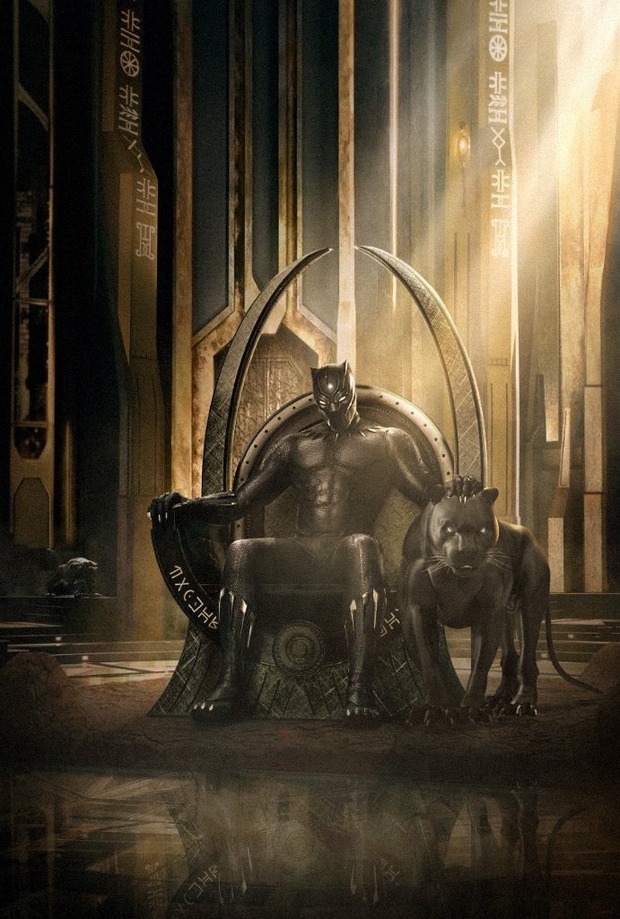El póster de 'Black Panther' retocado por Boss Logic.