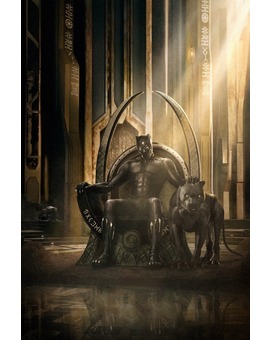 El póster de 'Black Panther' retocado por Boss Logic.