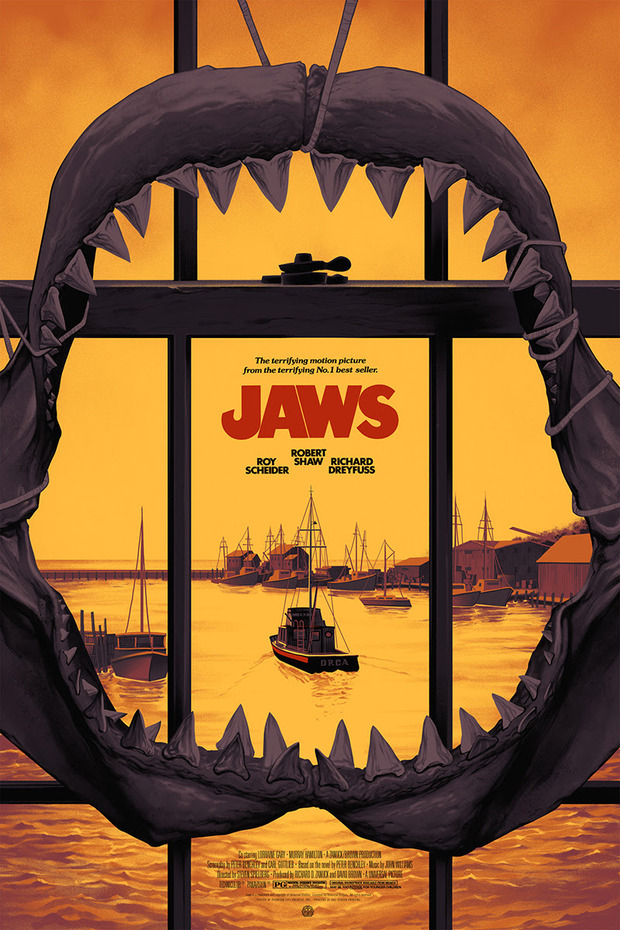 'Tiburón' póster de Mondo.