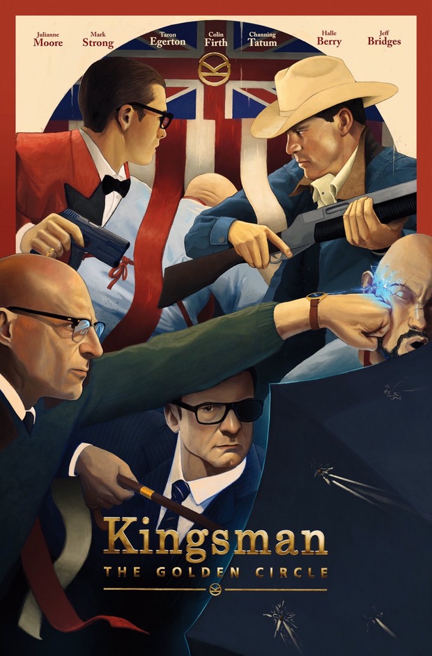 'Kingsman II' póster de Tristan Young.