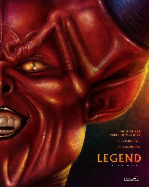 'Legend' póster de Robot Wig.