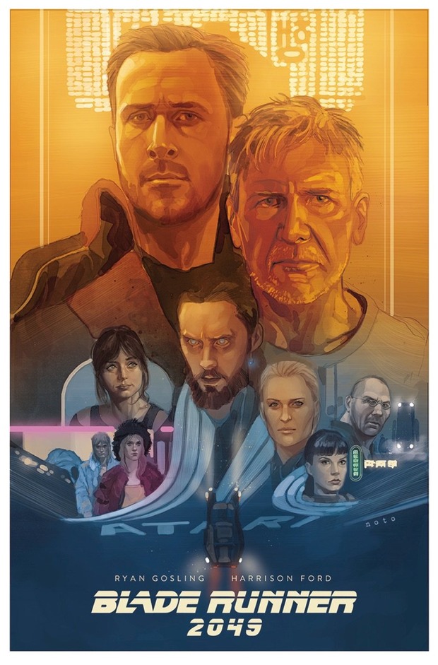 'Blade Runner 2049' póster de Phil Noto.