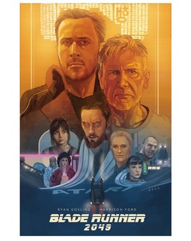 'Blade Runner 2049' póster de Phil Noto.