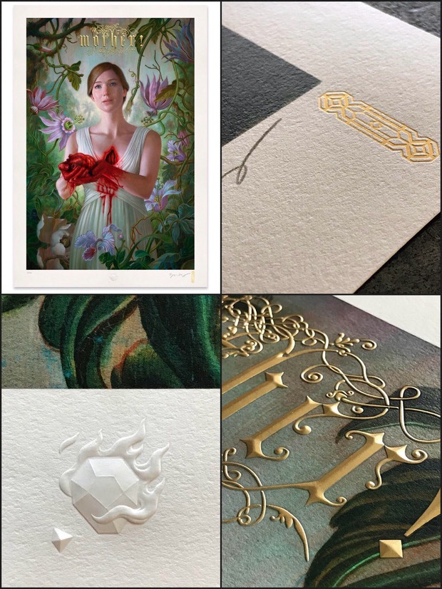 Póster edición limitada de 'Mother!' de James Jean.