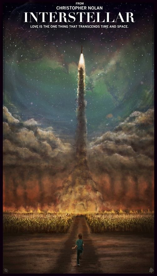 'Interstellar' póster de Daniel Nash.