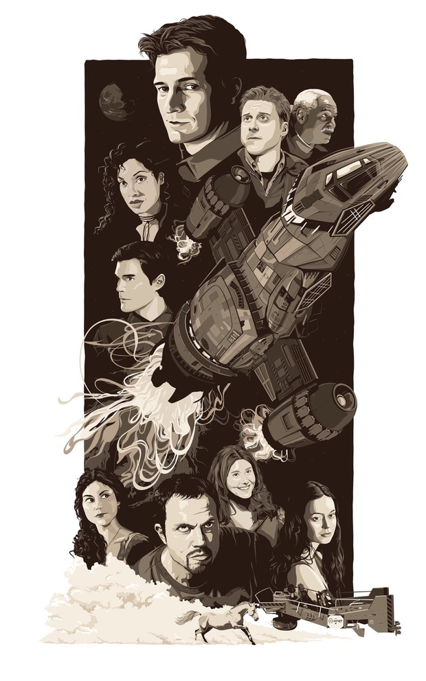 'Firefly' póster de Adam Stothard.