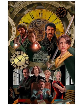 'El Ministerio del Tiempo' póster de Salvador Larroca.