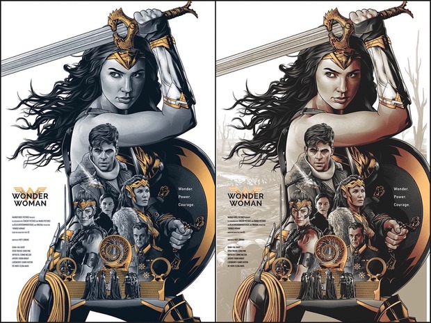 'Wonder Woman' póster de Amien Juugo.