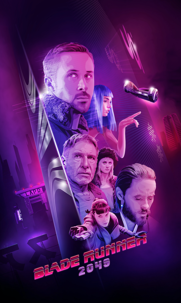 'Blade Runner 2049' póster de Adam Stothard