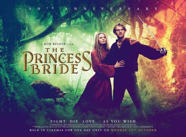 Póster y trailer del reestreno de 'La Princesa Prometida' en su 30 aniversario.