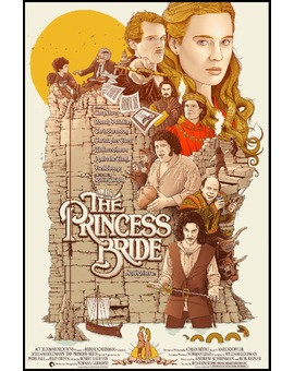 'La Princesa Prometida' póster de Patrick Connan.